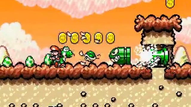Super Mario World 2 - Yoshi's Island [Part 28] 4-1: Go! Go! Mario!! (100 Points) смотреть онлайн