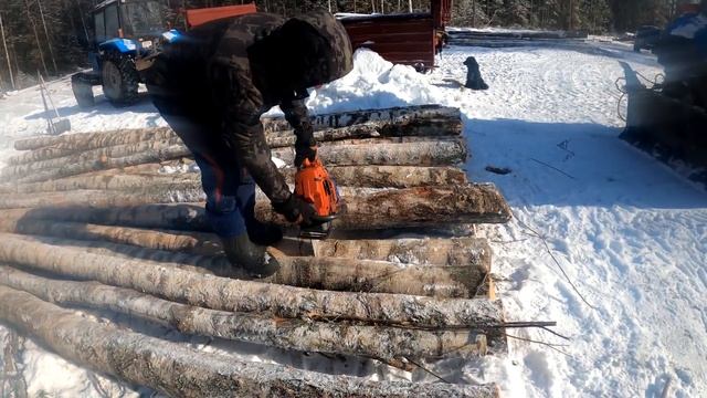 Посмотри и тебя никто не обманет.Это честные 6 кубов дров в прицепе 2 птс 6 !!! смотреть онлайн