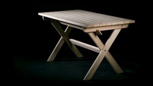 Набор мебели для дачи - складные столы и лавки