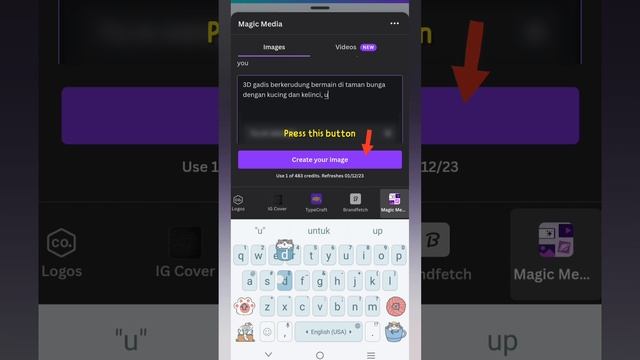 Ajaib, buat gambar 3D di canva hanya 1menit saja! смотреть онлайн
