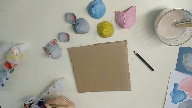 объемные картины из яичных лотков | поделки с детьми из подручных материалов смотреть онлайн