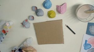 объемные картины из яичных лотков | поделки с детьми из подручных материалов