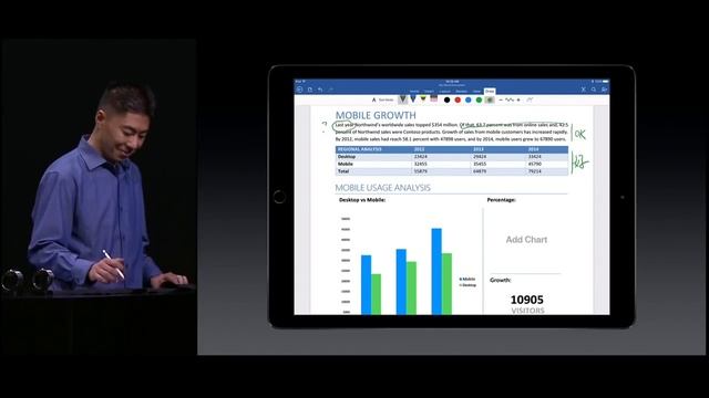Microsoft Office Demo on iPad Pro смотреть онлайн