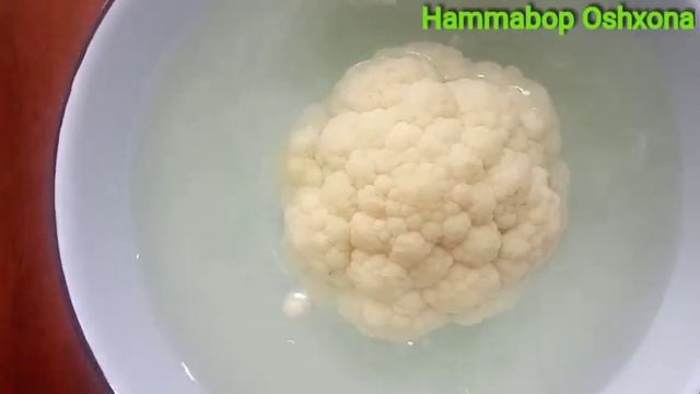 Вкусный обед из цветной капусты. Gulkaramdan taom tayyorlash. смотреть онлайн