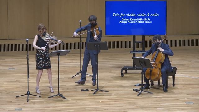Trio for Violin, Viola, & Cello – Gideon Klein | Black Oak Ensemble смотреть онлайн
