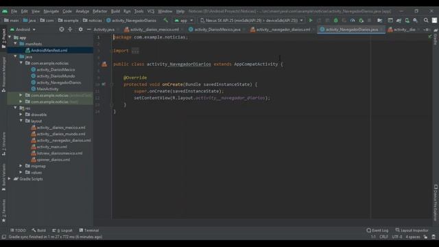 Aplicación Noticias - Proyecto Android Studio, Java смотреть онлайн