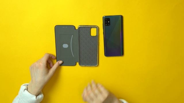 Чехол книжка для Samsung Galaxy A51 Fashion Case смотреть онлайн