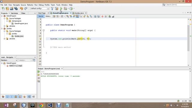 The Math Class using Pow смотреть онлайн
