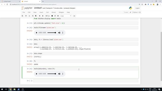 Python - Importando e visualizando áudio смотреть онлайн