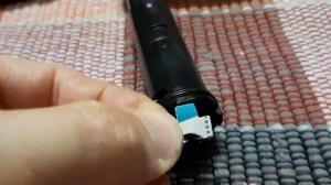 Barbeador Philips HQ8505 adaptando uma bateria 18650