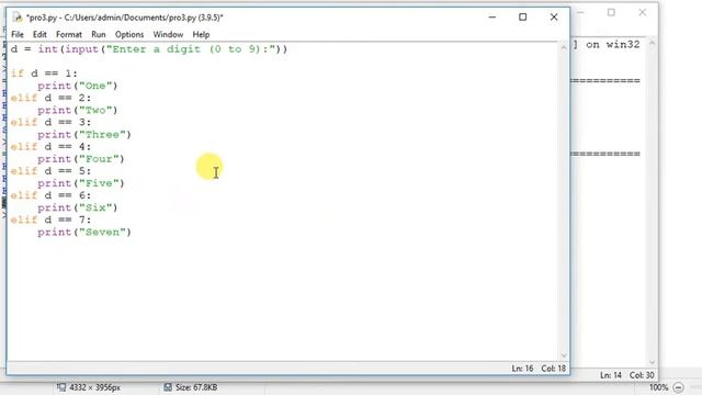 #30 Write a Python Program to input a digit and print it in words | program for o level exam смотреть онлайн