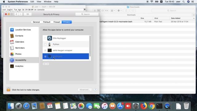 StaffCop. Установка агента мониторинга на MacOS
