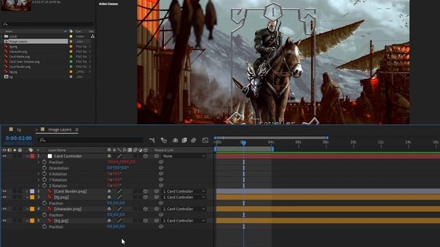 advanced 3d card creation – after effects & photoshop tutorial смотреть онлайн