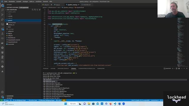 SHOWOFF CI/CD by Johannes Koch - CDK Pipelines in Python for Serverless with Wolfgang Unger смотреть онлайн
