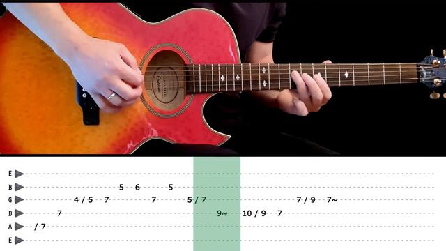 HELLO - Guitar lesson - Guitar solo with tabs (fast & slow) - Lionel Richie смотреть онлайн