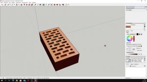 ✅Печной SketchUp. Как создать пустотелый кирпич для проектирования?