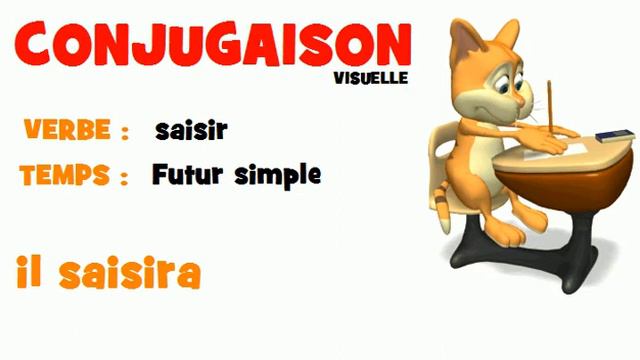 FRENCH VERB = saisir = Futur simple смотреть онлайн