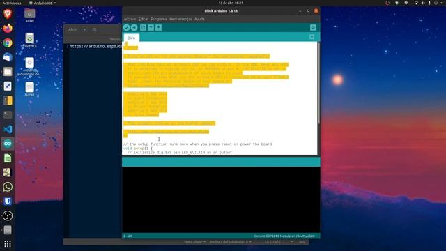 Agregar tarjeta ESP8266 a Arduino IDE смотреть онлайн