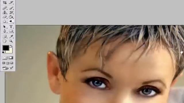 Makeover Photoshop from old to young смотреть онлайн