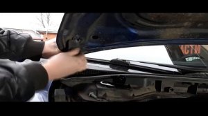 Установка упора капота Mazda CX5