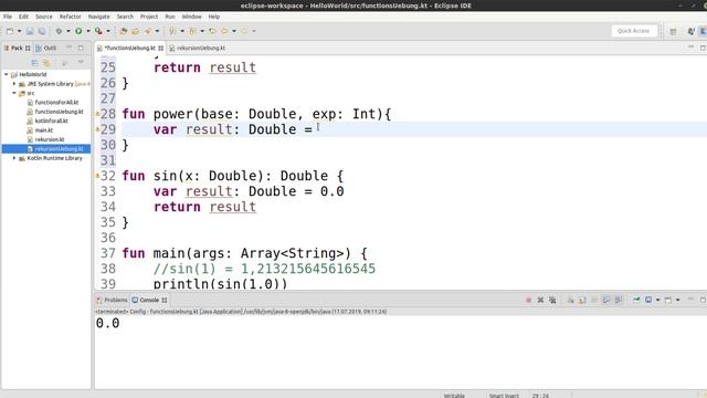 Kotlin für alle Tutorial #41 - Übung - Sinus von Hand berechnen смотреть онлайн