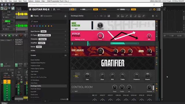 GUITAR RIG 6 - GRATIFIER || METAL DEFAULT PRESETS DEMO (PART 2) смотреть онлайн