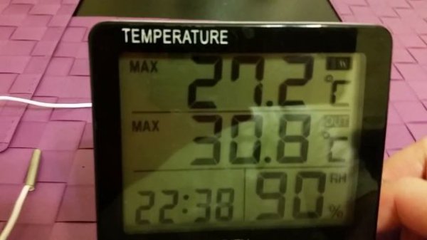 Цифровой термометр с выносным датчиком HTC-2