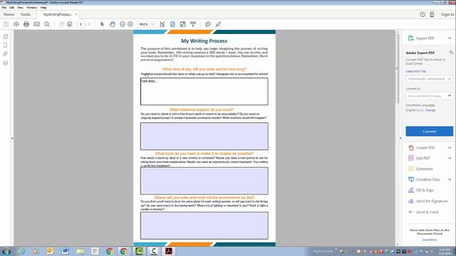 Intro to the "My Writing Process" Worksheet смотреть онлайн