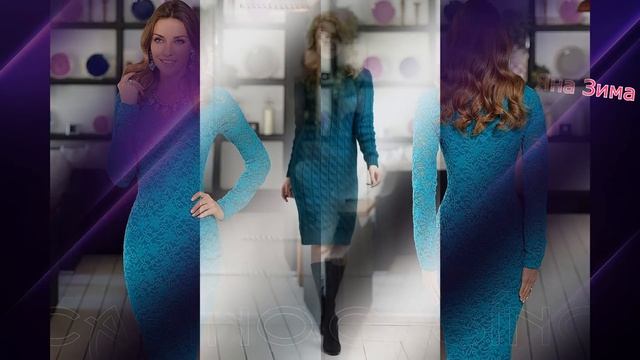 Вязаные красивые платья для женщин повседневные и праздничные. смотреть онлайн