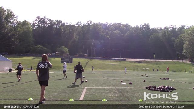 John Glover 2022 National Scholarship Camp Highlight Video смотреть онлайн