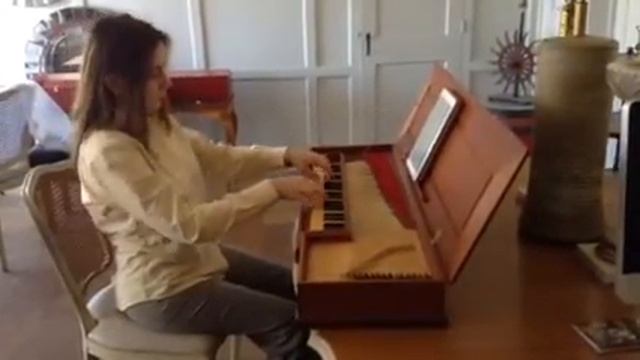 Zuckermann "King of Sweden" clavichord - Mahogany case смотреть онлайн