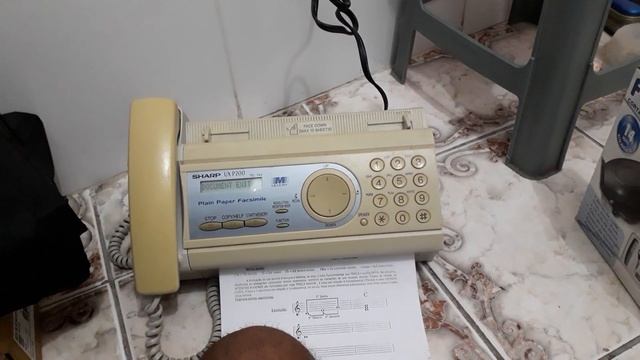 Fax Sharp ux p200 смотреть онлайн