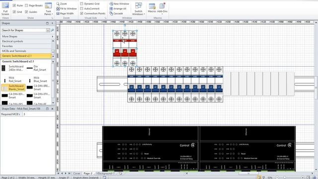 Damian's Switchboard Visio Stencils смотреть онлайн