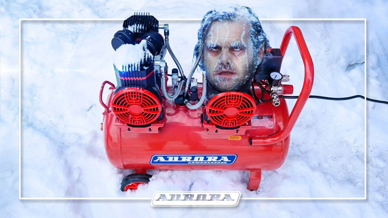 Ещё один плюс безмасляных компрессоров. Запуск PASSAT в холода. смотреть онлайн