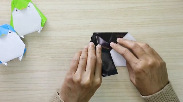 How to Make an Easy Origami Pinguin | Pingouin Origami Facile | Легкий пингвин оригами смотреть онлайн