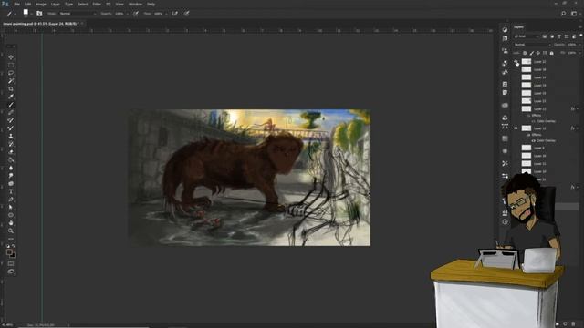 Making your own textured brush preset in photoshop! смотреть онлайн