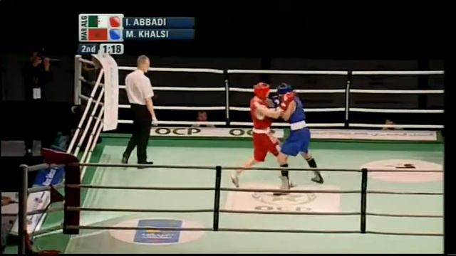 Welter (69kg) SF - Abbadi (ALG) vs Khalsi (MAR) - 2012 African Olympic Qualifying Event смотреть онлайн
