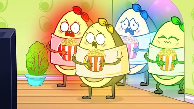 Vegetable INSIDE OUT || My Heart vs My Organs || Avocado Couple смотреть онлайн