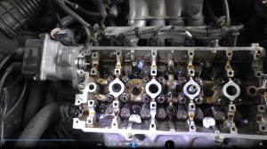 Замена маслосъемных колпачков на Хонда CRV 2000 года Honda CRV RD1  2часть