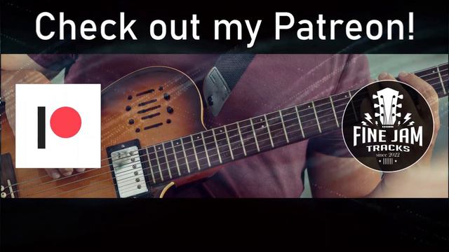 F# minor Backing Track Soulful Blues Smooth Guitar Lesson смотреть онлайн