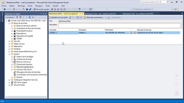 Créer un plan de maintenance en SQL Server смотреть онлайн