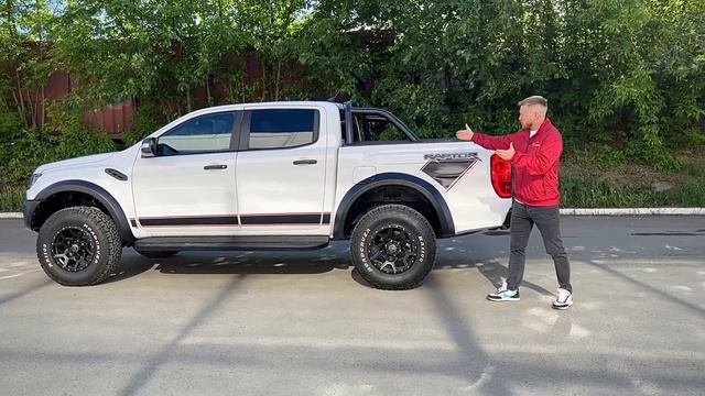 2019 Ford Ranger в тюнинге Raptor. кузов, салон, подвеска. carpoint.studio Челябинск смотреть онлайн