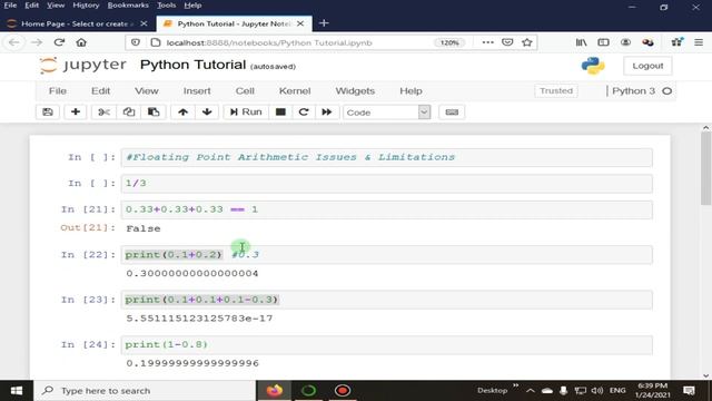 Floating point arithmetic issues | Python 4 You | Lecture 61 смотреть онлайн