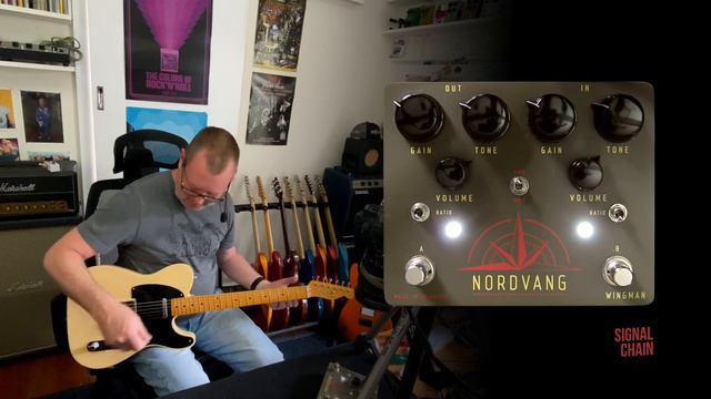 Nordvang Custom: WINGMAN Dual OD | Fender Broadcaster | Chatty demo смотреть онлайн