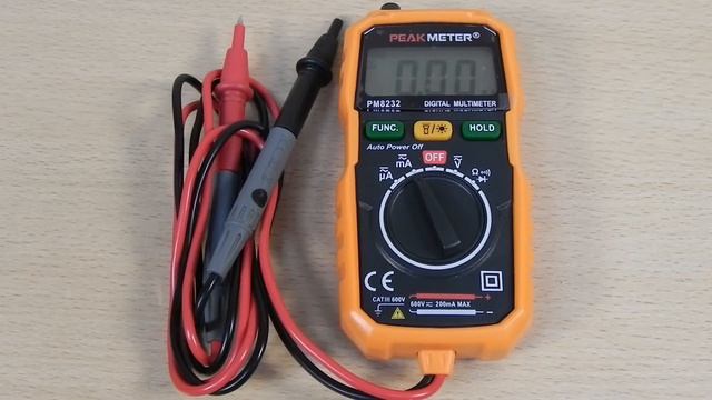 Мультиметр цифровой PEAKMETER PM8232 смотреть онлайн