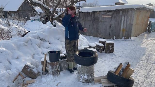 Жизнь в Сибири - Гоняю на Буране , занимаюсь разными делами часть - 8 смотреть онлайн