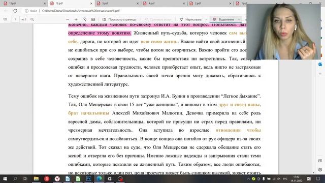 ИЩЕМ ОШИБКИ В ИТОГОВЫХ СОЧИНЕНИЯХ смотреть онлайн