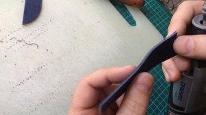 Обработка края изделия из кожи - быстрый способ