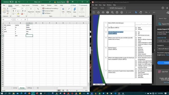 Introduction to ODK (Open Data Kit) - Building your XLSForm For Data Collection - #1 смотреть онлайн