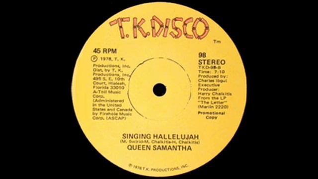Queen Samantha - Singing Hallelujah ( Disco 1978 ) смотреть онлайн
